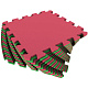 картинка Мягкий пол универсальный 25*25(см) красно-зеленый от магазина Лазалка