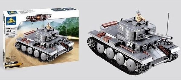 картинка Конструктор "армия" танк  (868 дет.) KY82009KZ от магазина Лазалка