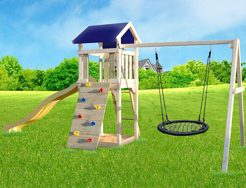 Детская площадка Пикник "Вариант" с гнездом — купить по низкой цене в  интернет-магазине: фото, отзывы