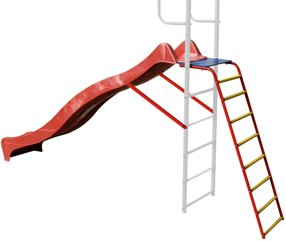 Наклонная лестница с площадкой для горки к ДСК Вертикаль — купить по низкой  цене в интернет-магазине: фото, отзывы