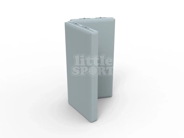 Мат кожзам LittleSport (100х100х10см) складной в 2 сложения серый