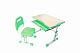 Комплект парта и стул-трансформеры FunDesk Vivo Green (зеленый)