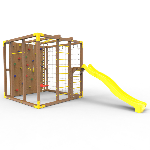 Детская площадка Куб " Оптимус" с горкой