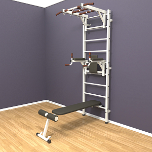 Шведская стенка "LittleSport" Long 3.0 (белый*белый)