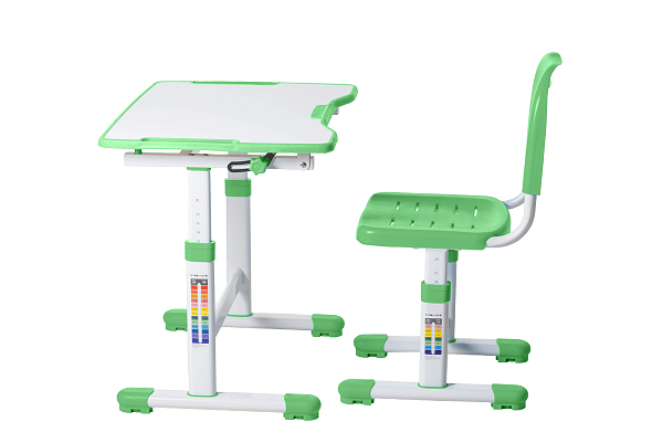 Комплект парта и стул-трансформеры FunDesk Sole ll Green (зеленый)