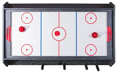 картинка Стол-трансформер "Vortex 3-in-1" (3 игры: аэрохоккей, футбол, бильярд, 127 х 78.7 х 86.4 см, серый) от магазина Лазалка