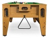 картинка Игровой стол - трансформер (бильярд, аэрохоккей, настольный теннис) "Twister" (дуб) от магазина Лазалка