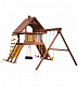 картинка Детская игровая площадка Зарница с деревянной крышей от магазина Лазалка