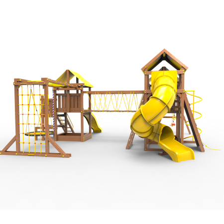 Детская площадка Пикник "Оптимус " Стэйдж К с винтовой трубой