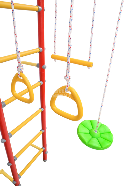 Детский спортивный комплекс Turnik home "Light " красный\желтый