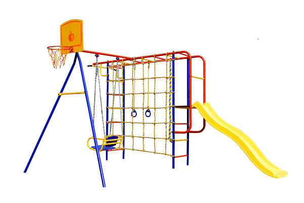 картинка Детский спортивный комплекс для дачи  "Пионер Шапито" ЦК2м  с сетью от магазина Лазалка