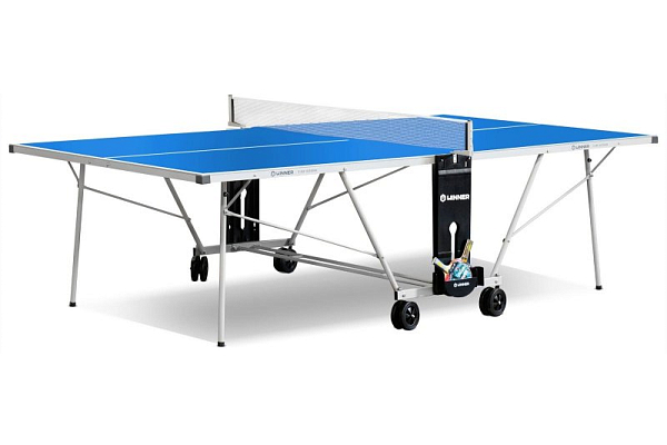 картинка Теннисный стол всепогодный "Winner S-600 Outdoor" (274 х 152,5 х 76 см) с сеткой от магазина Лазалка