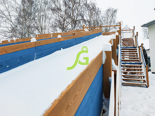 Зимняя горка IgraGrad Snow Fox, скат 18 м мод.2