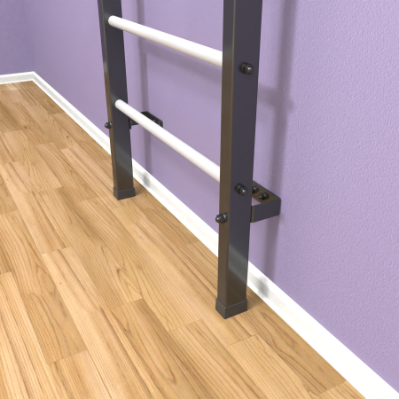 картинка Шведская стенка «LittleSport» Graphite Long 2.0 белые ступени от магазина Лазалка