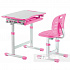 Комплект парта и стул-трансформеры FunDesk Piccolino lIl Pink (розовый)