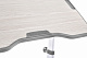 Комплект парта и стул-трансформеры FunDesk Vivo ll Grey (серый)