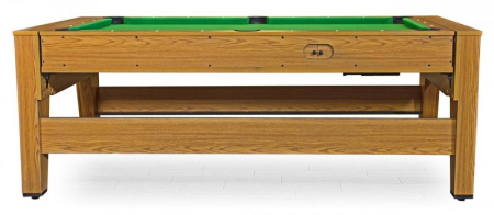 картинка Игровой стол - трансформер (бильярд, аэрохоккей, настольный теннис) "Twister" (дуб) от магазина Лазалка