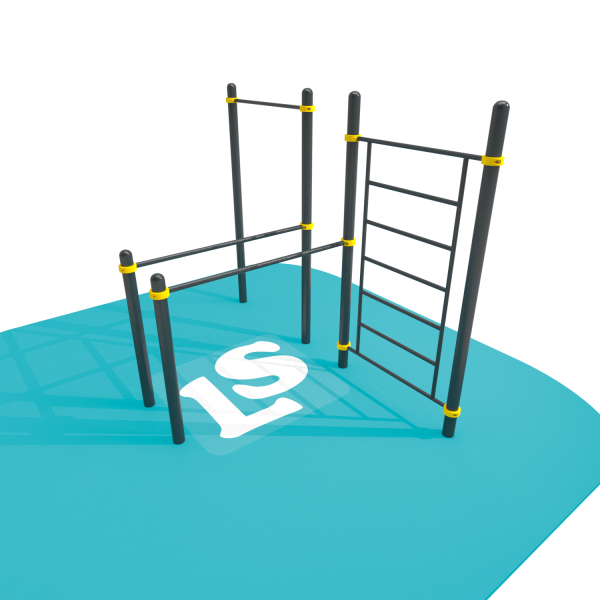 Спортивный комплекс турник, брусья, шведская стенка ВоркАут ЛС30