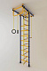 картинка Детский спортивный комплекс ДСК "Лидер-А" Т-образный (Синий/Жёлтый, до 3,5 м., Обычный, Металл, Металл) от магазина БэбиСпорт