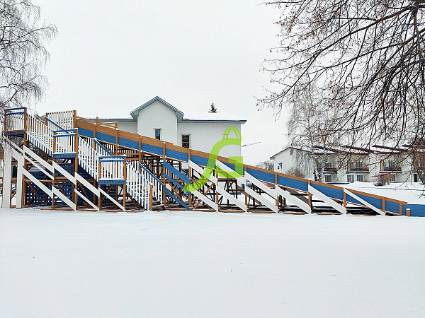 Зимняя горка IgraGrad Snow Fox, скат 18 м мод.2