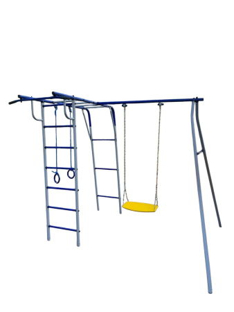 картинка Детский спортивный комплекс для дачи Пионер "Шалун" (ЦК) (Серый) от магазина Лазалка