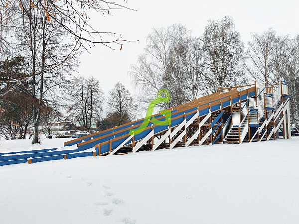 Зимняя горка IgraGrad Snow Fox, скат 18 м мод.2