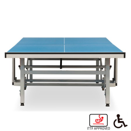 картинка Теннисный стол складной для помещений "K-2023 ITTF Indoor" (274 Х 152.5 Х 76 см ) с сеткой от магазина Лазалка