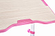 Комплект парта и стул-трансформеры FunDesk Vivo ll Pink (розовый)