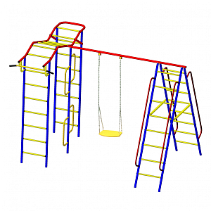 Детский спортивный комплекс для дачи Пионер "Вираж плюс" (ЦК)