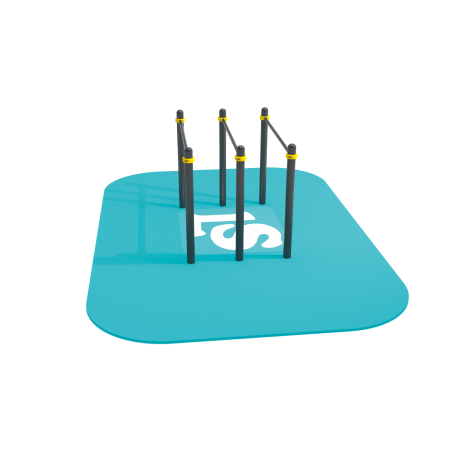 Спортивный комплекс брусья тройные ВоркАут ЛС12