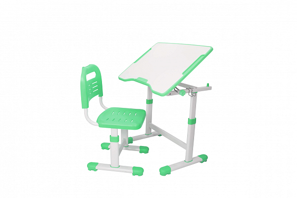 Комплект парта и стул-трансформеры FunDesk Sole ll Green (зеленый)