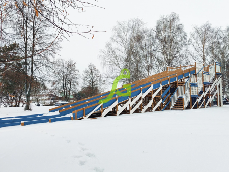 Зимняя горка IgraGrad Snow Fox, скат 18 м мод.2