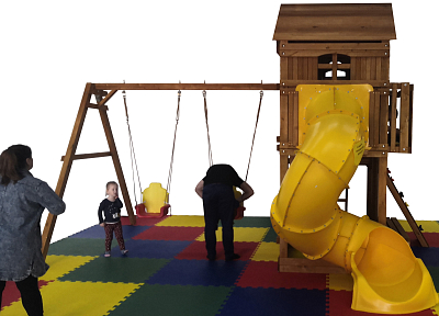 Детский игровой комплекс Р955-2 с трубой