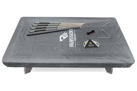 картинка Стол / пул "Rasson Acurra" 9 ф (серый, сланец 25 мм) в комплекте с плитой, аксессуары + сукно от магазина Лазалка