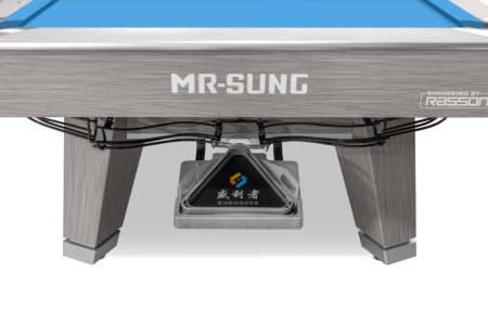 картинка Стол / пул "Rasson Acurra" 9 ф (серый, сланец 25 мм) в комплекте с плитой, аксессуары + сукно от магазина Лазалка