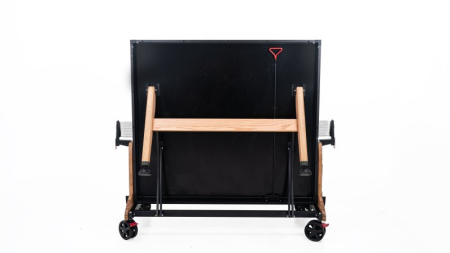 картинка Теннисный стол складной для помещений "RASSON PREMIUM T03 Indoor" (274 х 152,5 х 76 см, натуральный дуб) с сеткой от магазина Лазалка