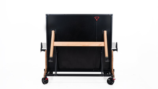 картинка Теннисный стол складной для помещений "RASSON PREMIUM T03 Indoor" (274 х 152,5 х 76 см, натуральный дуб) с сеткой от магазина Лазалка