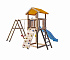 Детская площадка Пикник "Вариант" с наклонной лестницей и сеткой