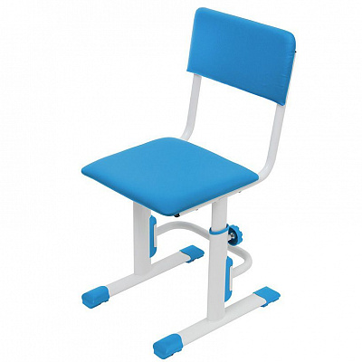 Комплект растущая парта-трансформер и регулируемый стул Polini kids City D2 (синий)
