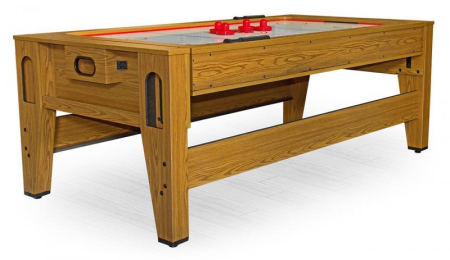 картинка Игровой стол - трансформер (бильярд, аэрохоккей, настольный теннис) "Twister" (дуб) от магазина Лазалка