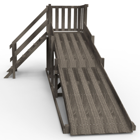 Детская площадка - деревянная горка  Пикник "Зима №2" Блэк