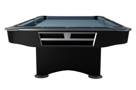 картинка Стол / пул "Competition II" 9 ф (матово-чёрный) в комплекте, аксессуары + сукно от магазина Лазалка