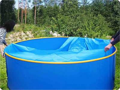 картинка Пленка для овальных бассейнов 7х3.5м высота 1.5м ГарденПласт от магазина БэбиСпорт