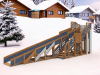 Зимняя горка "IgraGrad Snow Fox", скат 10 м мод.4