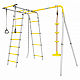 картинка Детский спортивный комплекс для дачи ROMANA Лесная поляна - 3 (желтый/серый) от магазина Лазалка