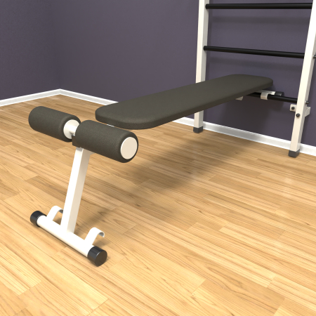 Шведская стенка «LittleSport» White Long 3.0 черные ступени