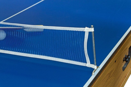 картинка Игровой стол - трансформер (бильярд, аэрохоккей, настольный теннис) "Twister" (дуб) от магазина Лазалка