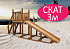 Детская площадка - деревянная горка Пикник "Зима"