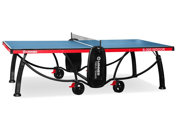 картинка Теннисный стол складной для помещений "Winner S-300 Indoor" (274 Х 152.5 Х 76 см ) с сеткой от магазина Лазалка