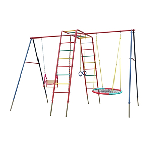 Детский спортивный комплекс для дачи " Вертикаль " ЛЮКС П к1-г1 "